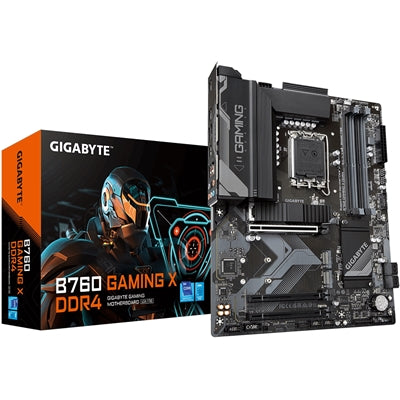 Gigabyte B760 GAMING X DDR4 ATX Motherboard LGA1700 - 2.5GbE LAN Gigabyte B760 GAMING X DDR4 ATX Motherboard LGA1700 - 2.5GbE LAN